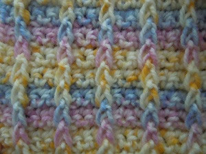 ​Fancy Crochet Stripes Pattern