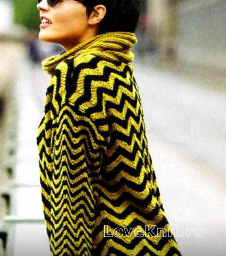 ​Knit Zigzag Pullover