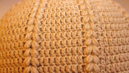 Beige Crochet Hat