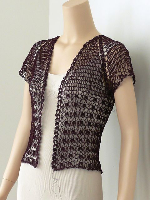 Inspiration. Crochet Bolero.