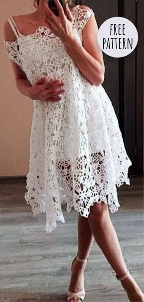 Inspiration. Crochet Summer Dresses.