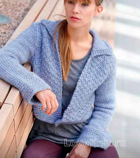 ​Knit Light-Blue Cardigan