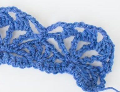 ​Crochet  Scallops Pattern