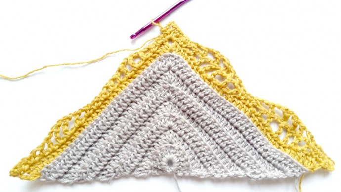 Complete Crochet Shawl Instructions with SCHEEPJES Whirlette Yarn - Perfect for Beginners and Experts