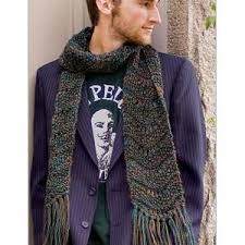 Inspiration. Knit Men's Scarves.