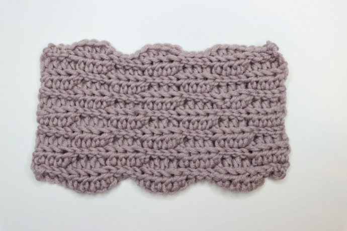 ​Crochet Almond Lines Stitch