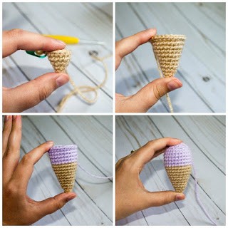 Helping our users. ​Crochet Ice-Cream Key-Chain.
