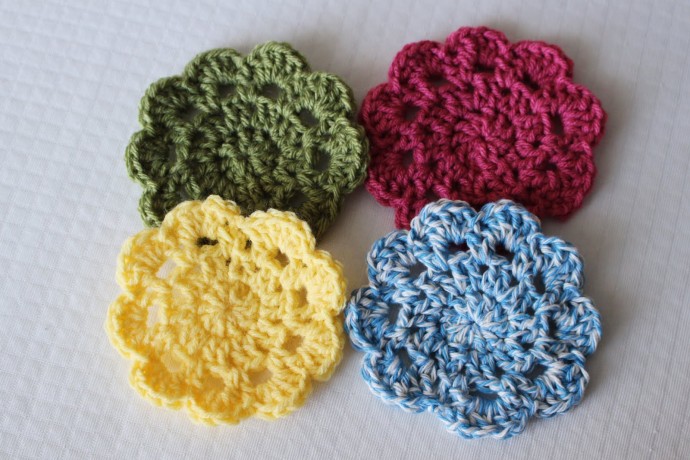 Inspiration. Crochet Coasters.