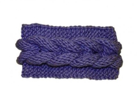 ​Ear Warmer with Cable in the Middle