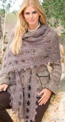 Complete Guide to Crocheting a Grey Kid Silk Shawl with Fringe Complete Guide to Crocheting a Grey Kid Silk Shawl with Fringe