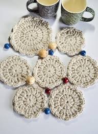 Inspiration. Crochet Coasters.