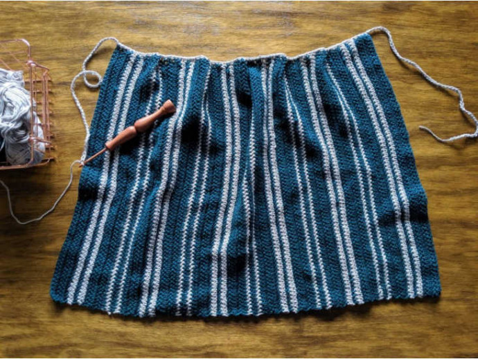 ​Crochet Apron with Pocket