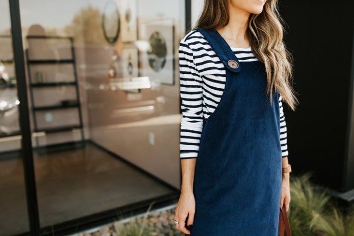 Denim Jumper Dress