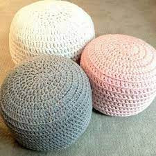 Inspiration. Crochet Poufs.