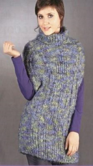 ​Melange Knit Tunic
