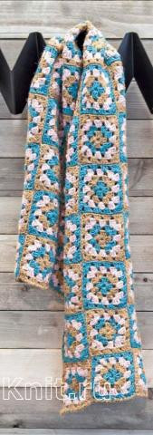 ​Granny Square Long Scarf