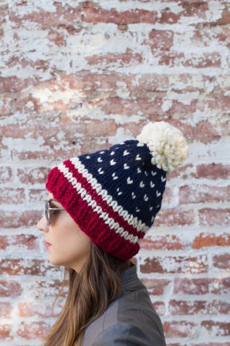 Inspiration. American Flag in Crochet Things.