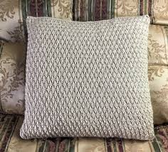 Inspiration. Crochet Cushion Cover.