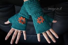 Inspiration. Crochet Fingerless Gloves.