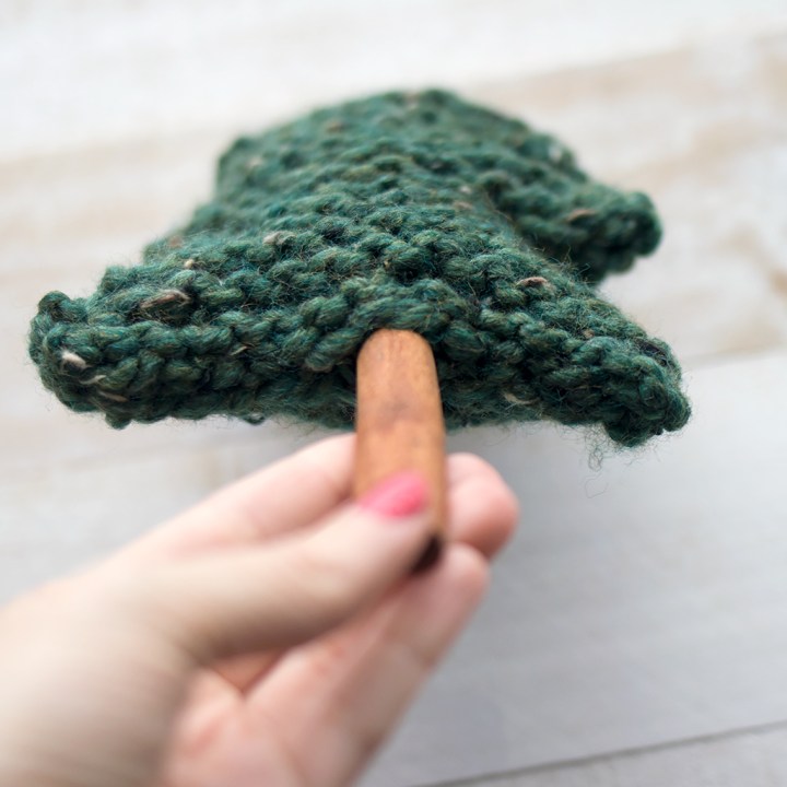 Knitted Christmas Trees Knitted Christmas Trees