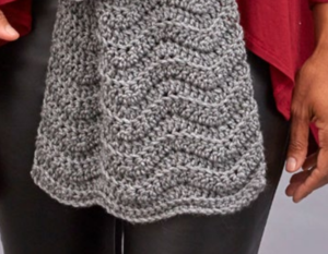 Heathered Waves Crochet Scarf Heathered Waves Crochet Scarf
