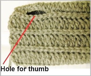 Helping our users. ​Crochet Fingerless Glovers with Cables.