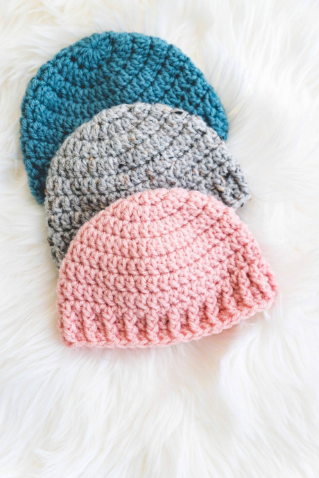 Inspiration. Crochet Baby Caps.