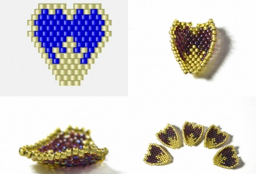 Beaded Flower Brooch Beaded Flower Brooch