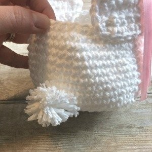 Helping our users. Crochet Bunny Basket.