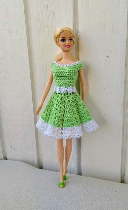 Inspiration. Crochet Cloths for Barbie Doll.