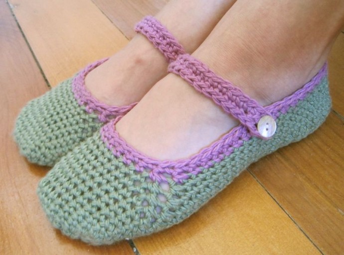 Inspiration. Crochet Slippers.