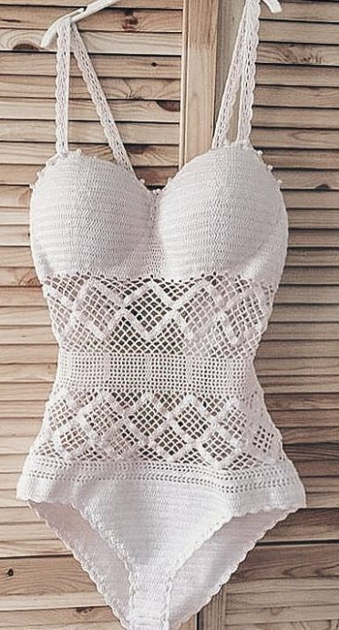 Inspiration. Knit and Crochet Swimsuits.