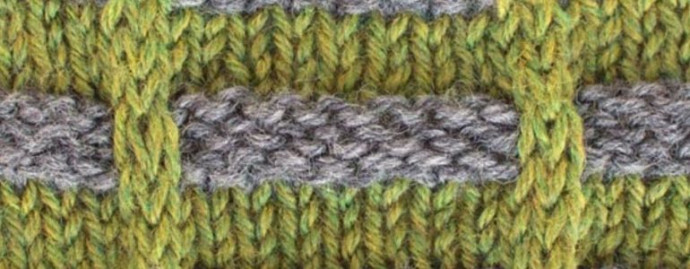 ​Knit Ladder Lattice Pattern