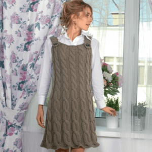 ​Knit Tunic With Braids