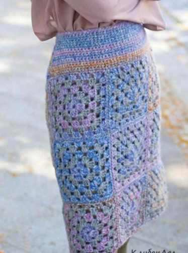 ​Patchwork Skirt and Cowl