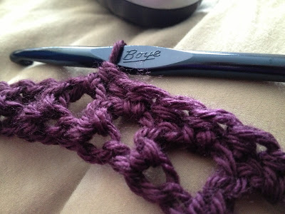 ​Plum Twist Super Fast Crochet Headband