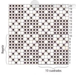 Relief Crochet Fillet Pattern