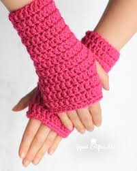 Inspiration. Crochet Fingerless Gloves.