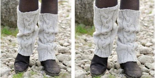 Inspiration. Knit Legwarmers.