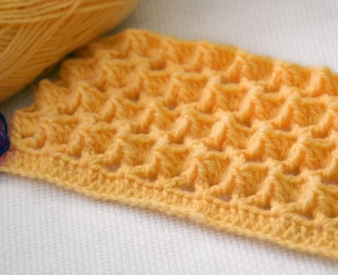 ​Belgian Waffle Crochet Stitch