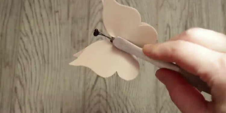 Foamiran Butterfly Hair Pin Foamiran Butterfly Hair Pin