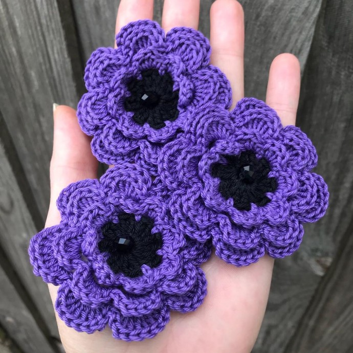 Inspiration. Crochet Flowers.