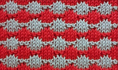 Rows of Circles Knit Stitch Rows of Circles Knit Stitch