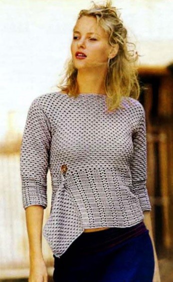 How to Crochet a Stylish Light-Grey Mercerized Cotton Garment with Step-by-Step Instructions How to Crochet a Stylish Light-Grey Mercerized Cotton Garment with Step-by-Step Instructions