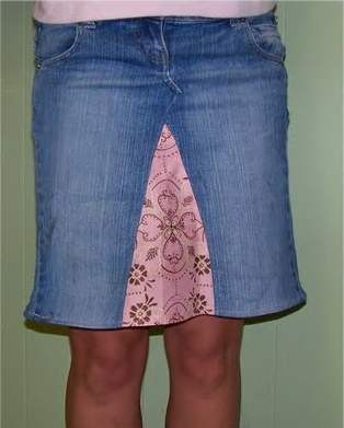​How to Make a Skirt From Old Jeans
