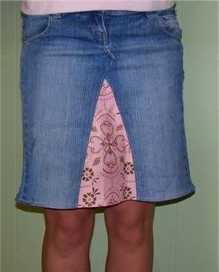 How to Make a Skirt From Old Jeans How to Make a Skirt From Old Jeans