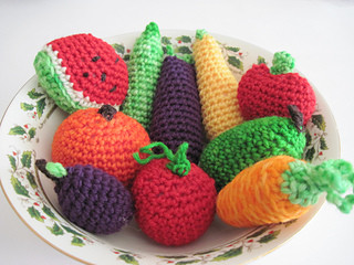 Inspiration. Crochet Fruit.