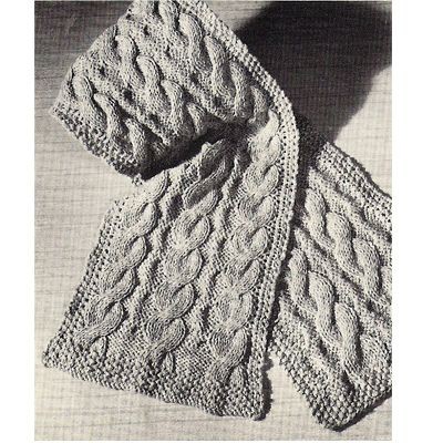 Inspiration. Knit Men's Scarves.