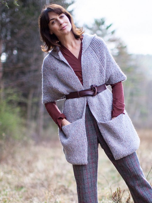 Helping our users. Knit Shawl with Pockets. Helping our users. Knit Shawl with Pockets.