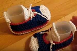 ​Crochet Baby Sneakers